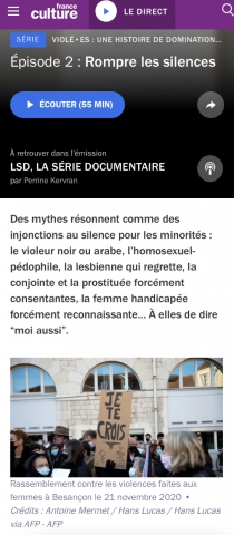  https://www.franceculture.fr/emissions/lsd-la-serie-documentaire/violees-une-histoire-de-dominations-24-rompre-les-silences